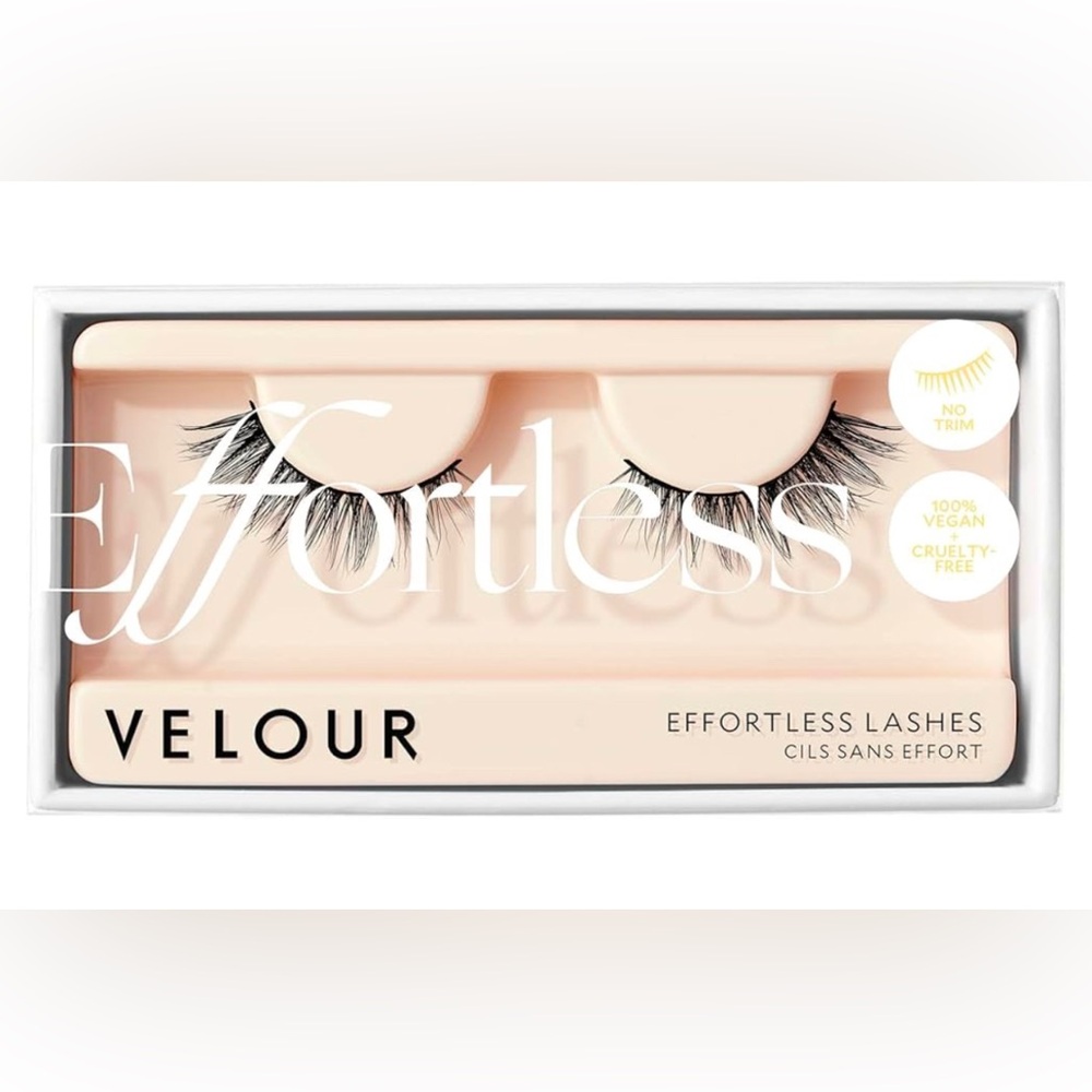 Velour Effortless Lashes - Natural-Looking False Eyelashes - Fluffy - SHORT nib